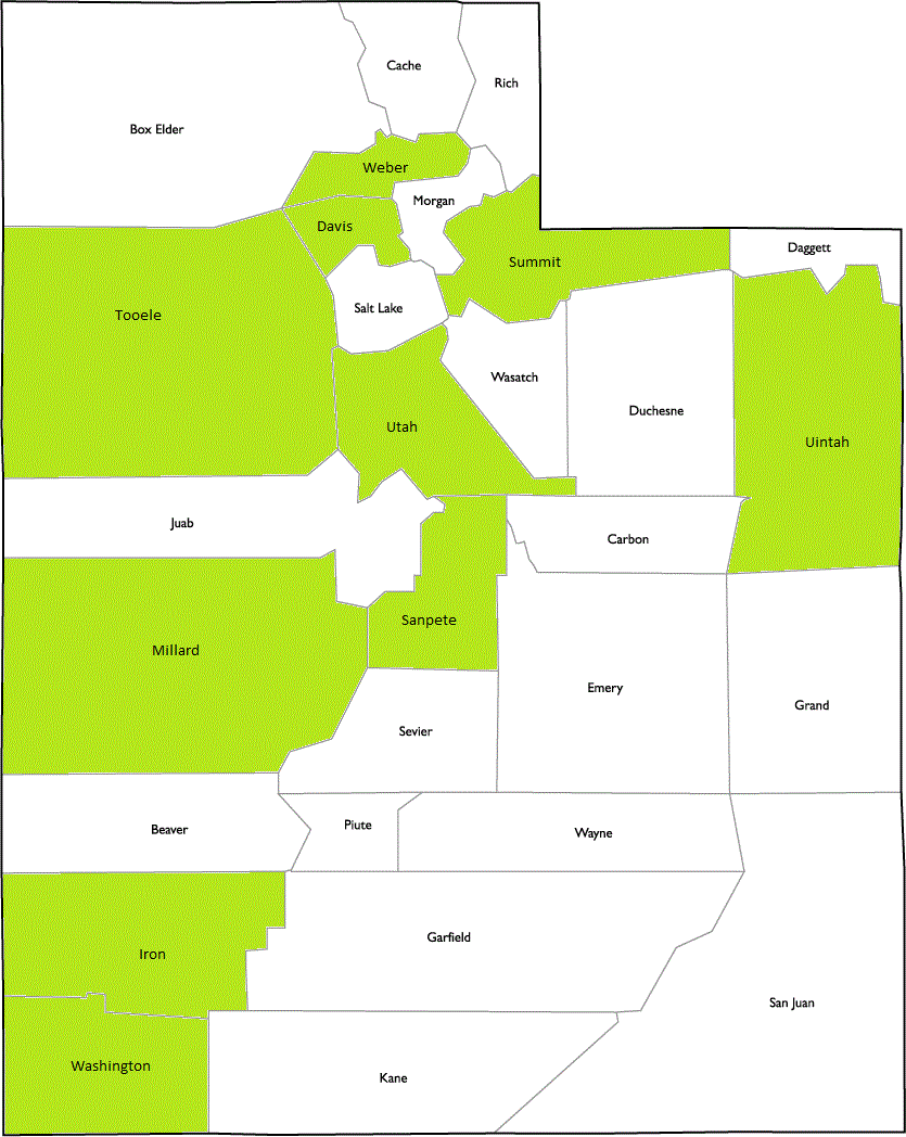 Utah Counties Served