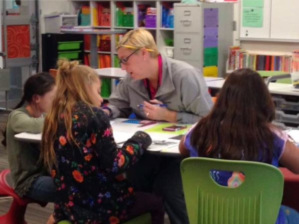 student reading with Next Steps tutor