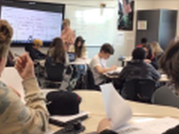 teacher conducting Tier 1 Text intervention