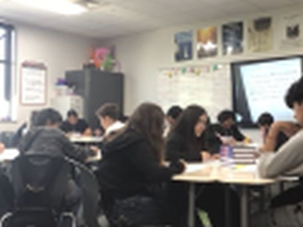 teacher conducting Writing About Tier 1 Text intervention
